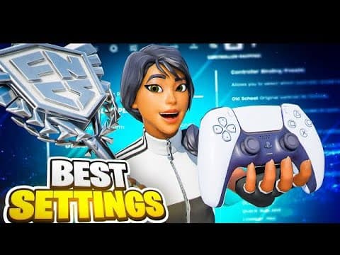 NEW BEST Controller SETTINGS + Sensitivity in Chapter 6 (Forntite Tutorial)