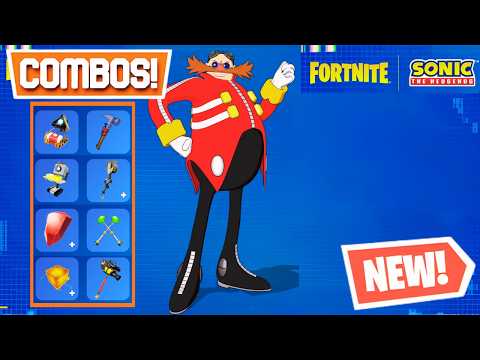 BEST DR. EGGMAN Skin Combos (SONIC!) - Fortnite