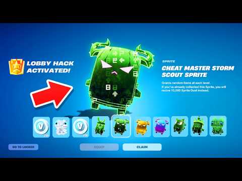 The NEW CHEAT MASTER SPRITES in Fortnite! (Storm Scout, Klombo & MORE)