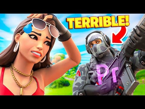I TAUGHT my EDITOR how to play Fortnite