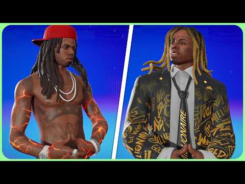 Lil Wayne Fortnite FULL Cosmetic Showcase!