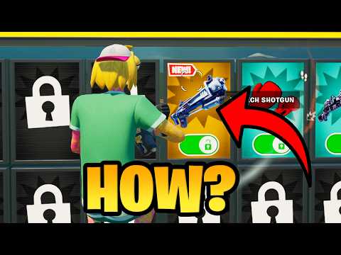 How To Get NEW Tech Shotgun in 1vs1 with every gun Fortnite