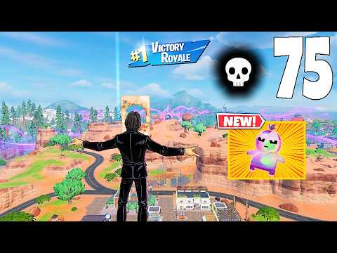 75 Elimination "Zero Build" Gameplay Wins (NEW Fortnite Chapter 7 Season 2 PC)
