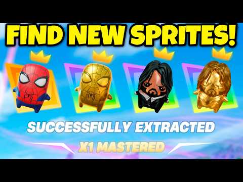 How to Get NEWEST FREE SPRITES in Fortnite! (SPIDERMAN SPRITES & JOHN WICK SPRITES UPDATES)
