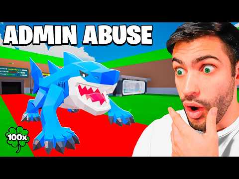 ADMIN ABUSE in Steal the Brainrot! (Fortnite)