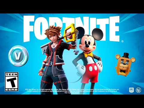 Everything *NEW* in THIS WEEKS Fortnite Update! (Mickey Mouse, Kingdom Hearts, Rewards)