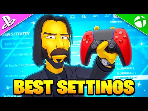 NEW Best Controller SETTINGS + Sensitivity in Fortnite Chapter 7