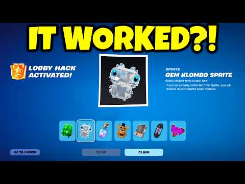 *NEW* KLOMBO SPRITE CODE in FORTNITE ADMIN SPRITE CODES! (New Secret Codes)