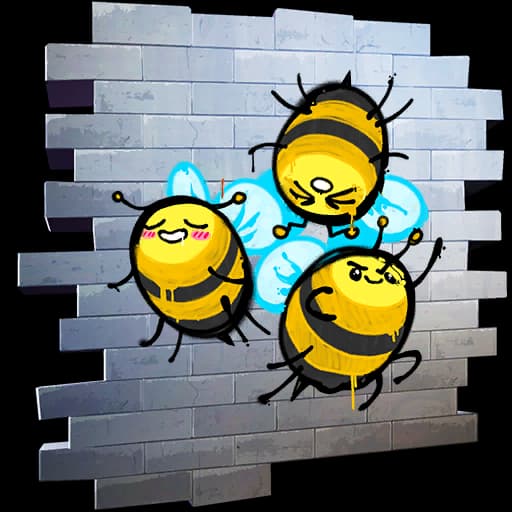 Bees! — Uncommon Spray Fortnite cosmetic
