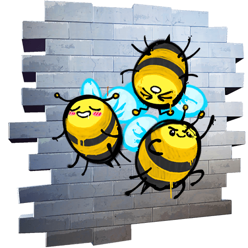 Bees! — Uncommon Spray Fortnite cosmetic