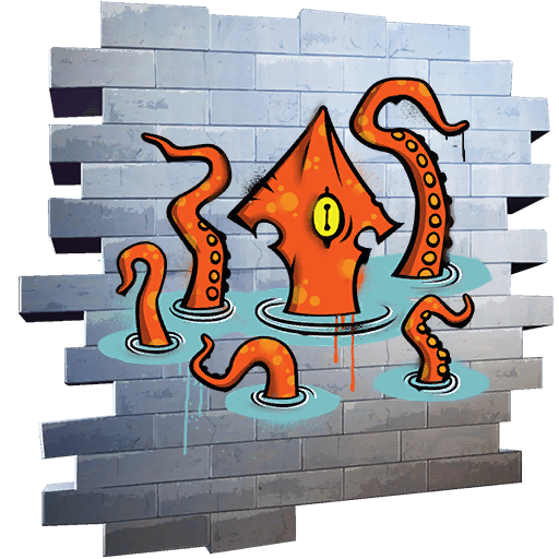 Squid Up — Uncommon Spray Fortnite cosmetic