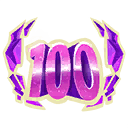 Season Level 100 — Uncommon Emoticon Fortnite cosmetic