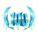 Season Level 100 — Uncommon Emoticon Fortnite cosmetic