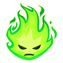 Fiery — Uncommon Emoticon Fortnite cosmetic