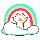 Cloud Cat — Uncommon Emoticon Fortnite cosmetic