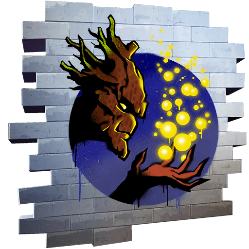 Groot Glow — Epic Spray Fortnite cosmetic
