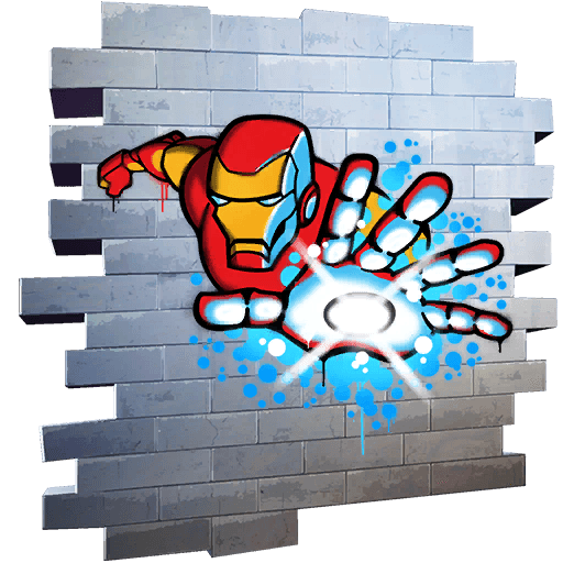 Repulsor Blast — Epic Spray Fortnite cosmetic
