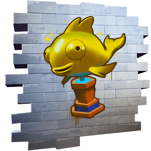 Golden Flopper — Uncommon Spray Fortnite cosmetic