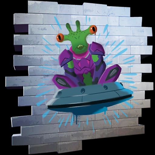 Saucer Fan — Uncommon Spray Fortnite cosmetic