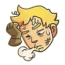 Sweaty Jonesy — Uncommon Emoticon Fortnite cosmetic