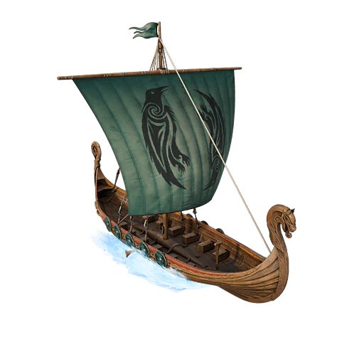 Wolf-Kissed Longboat
