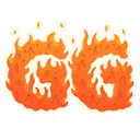 GG Flamed — Uncommon Emoticon Fortnite cosmetic