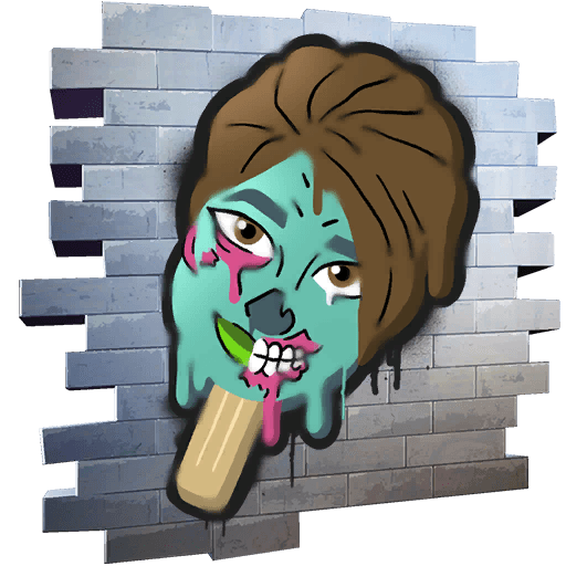 Chocomint Ghoul — Uncommon Spray Fortnite cosmetic