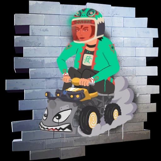 Quad Squad — Uncommon Spray Fortnite cosmetic