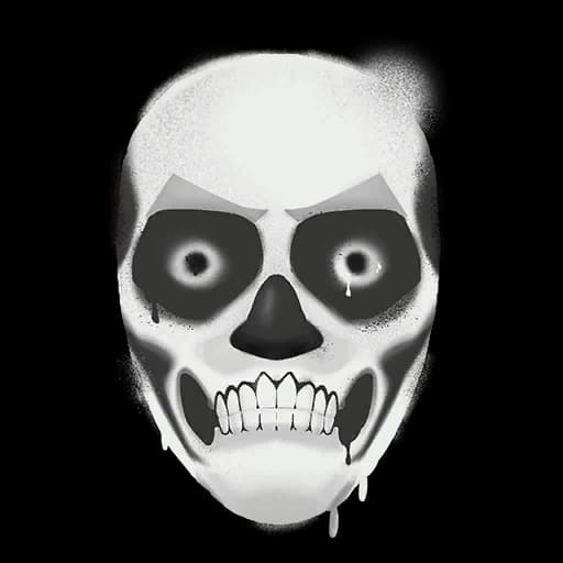 Skull Face — Uncommon Spray Fortnite cosmetic