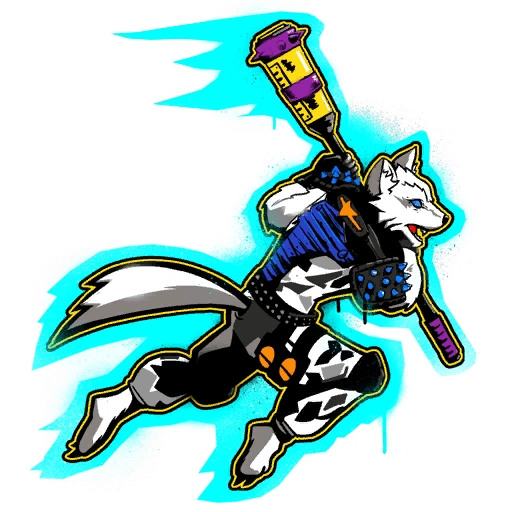 Trickster's Charge — Uncommon Spray Fortnite cosmetic