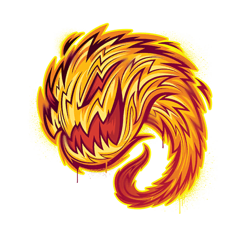 Fire Friend — Uncommon Spray Fortnite cosmetic