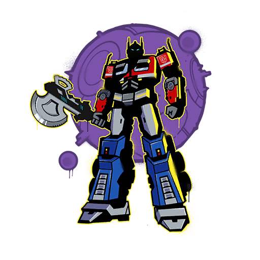 G1 Optimus Prime — Uncommon Spray Fortnite cosmetic