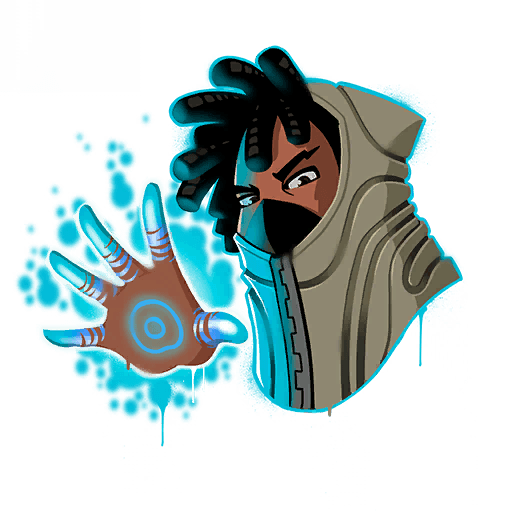 Menacing Trace — Uncommon Spray Fortnite cosmetic