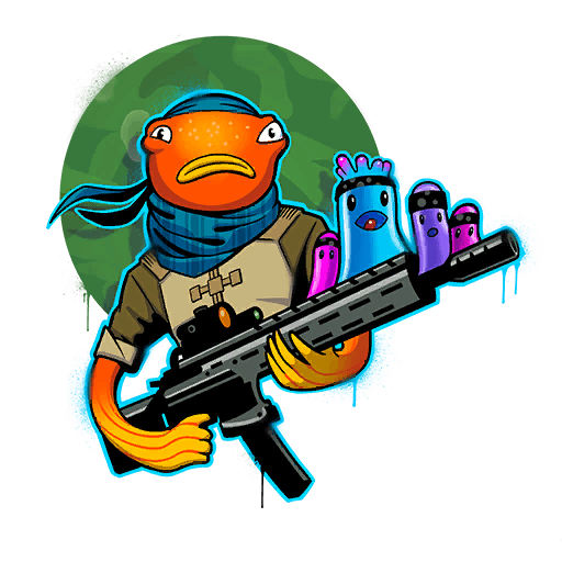 Coral Commando — Uncommon Spray Fortnite cosmetic