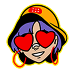 Heart Eyes Mae — Uncommon Emoticon Fortnite cosmetic