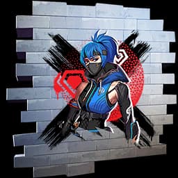The Shadow — Epic Spray Fortnite cosmetic