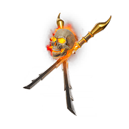 Scorpion's Flaming Skull