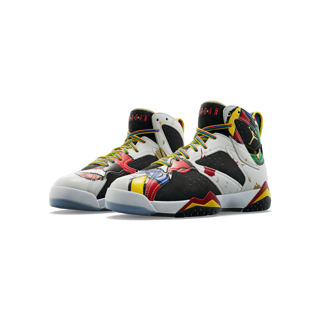 Air Jordan 7 'White/Black/Metallic Gold' — Uncommon Kicks Fortnite cosmetic