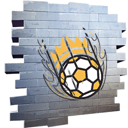 Crowned Ball — Epic Spray Fortnite cosmetic