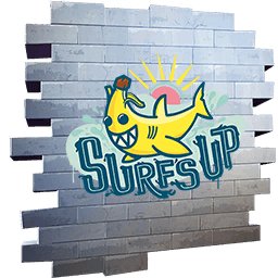 Surf's Up, Peelshark! — Uncommon Spray Fortnite cosmetic