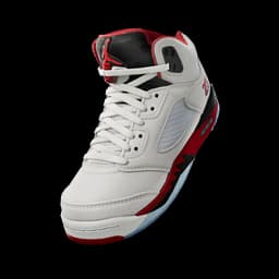 Air Jordan 5 Retro OG 'Black Tongue/Fire Red'