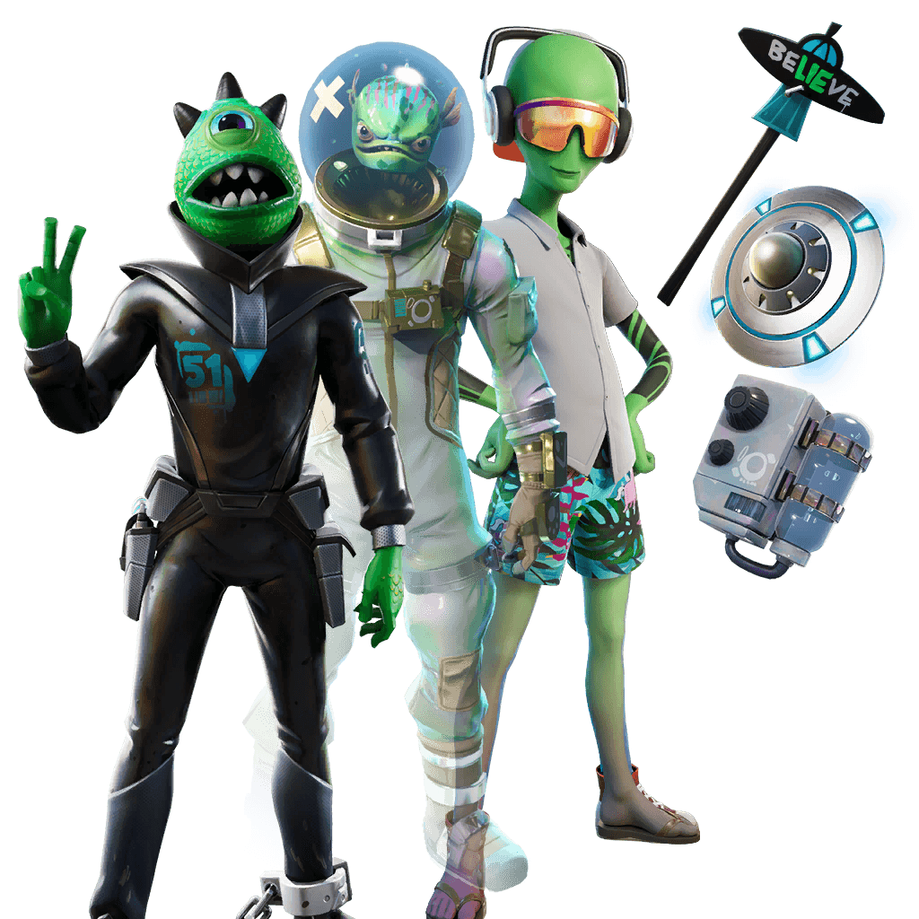 Alien Abduction Bundle — Epic Bundles Fortnite cosmetic