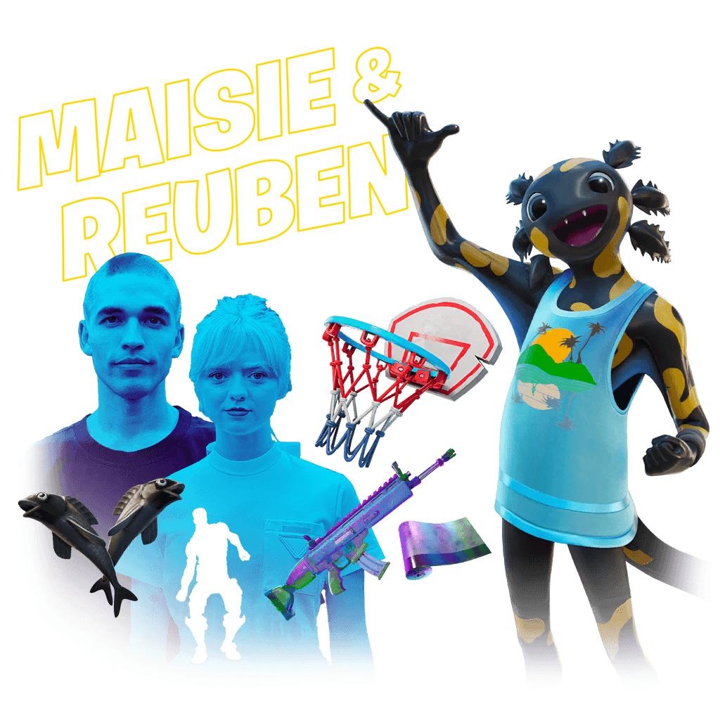MAISIE WILLIAMS & REUBEN SELBY'S LOCKER BUNDLE — Epic Bundles Fortnite cosmetic