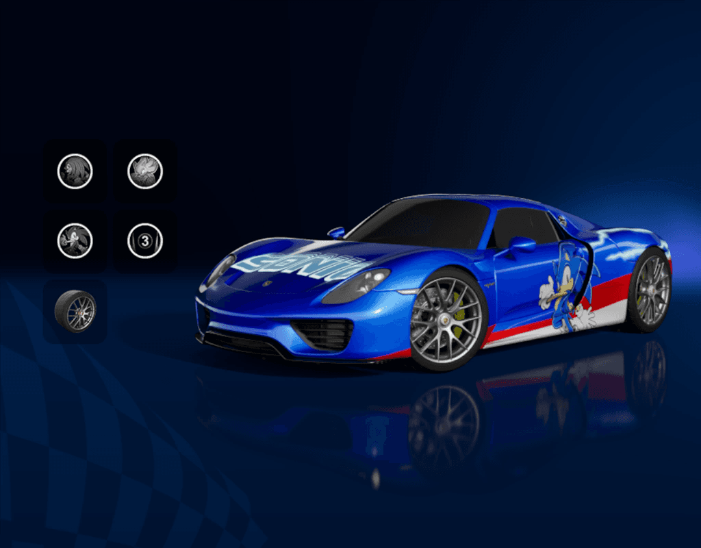 Porsche 918 Spyder + Sonic the Hedgehog — Epic Bundles Fortnite cosmetic