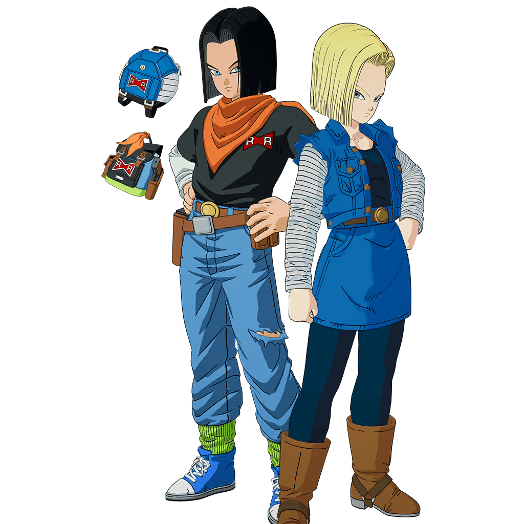 Android 17 & Android 18 Bundle — Epic Bundles Fortnite cosmetic
