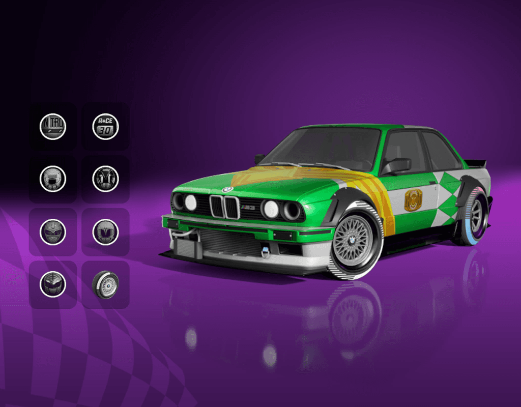 BMW E30 + Power Rangers Bundle — Epic Bundles Fortnite cosmetic