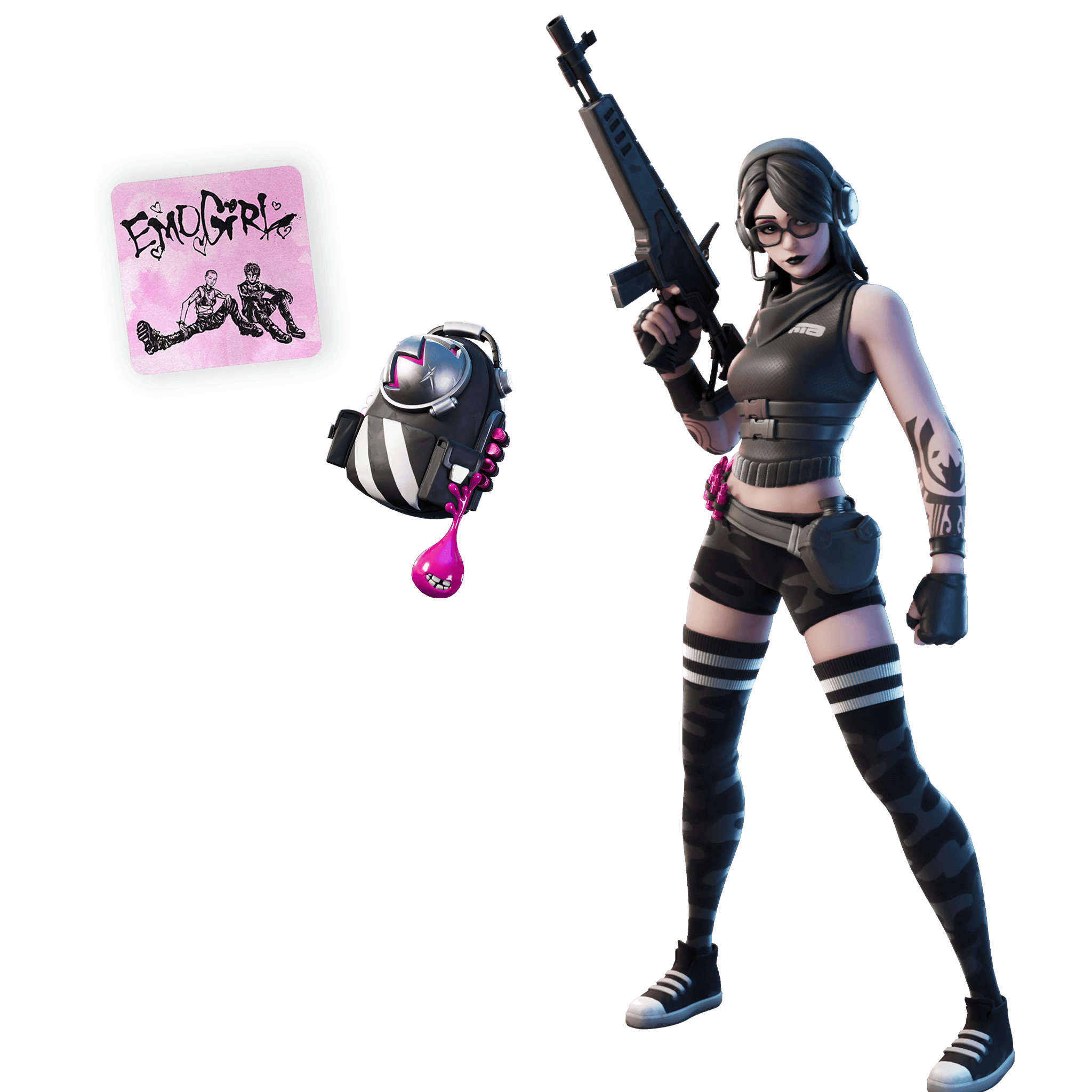emo girl Bundle — Epic Bundles Fortnite cosmetic
