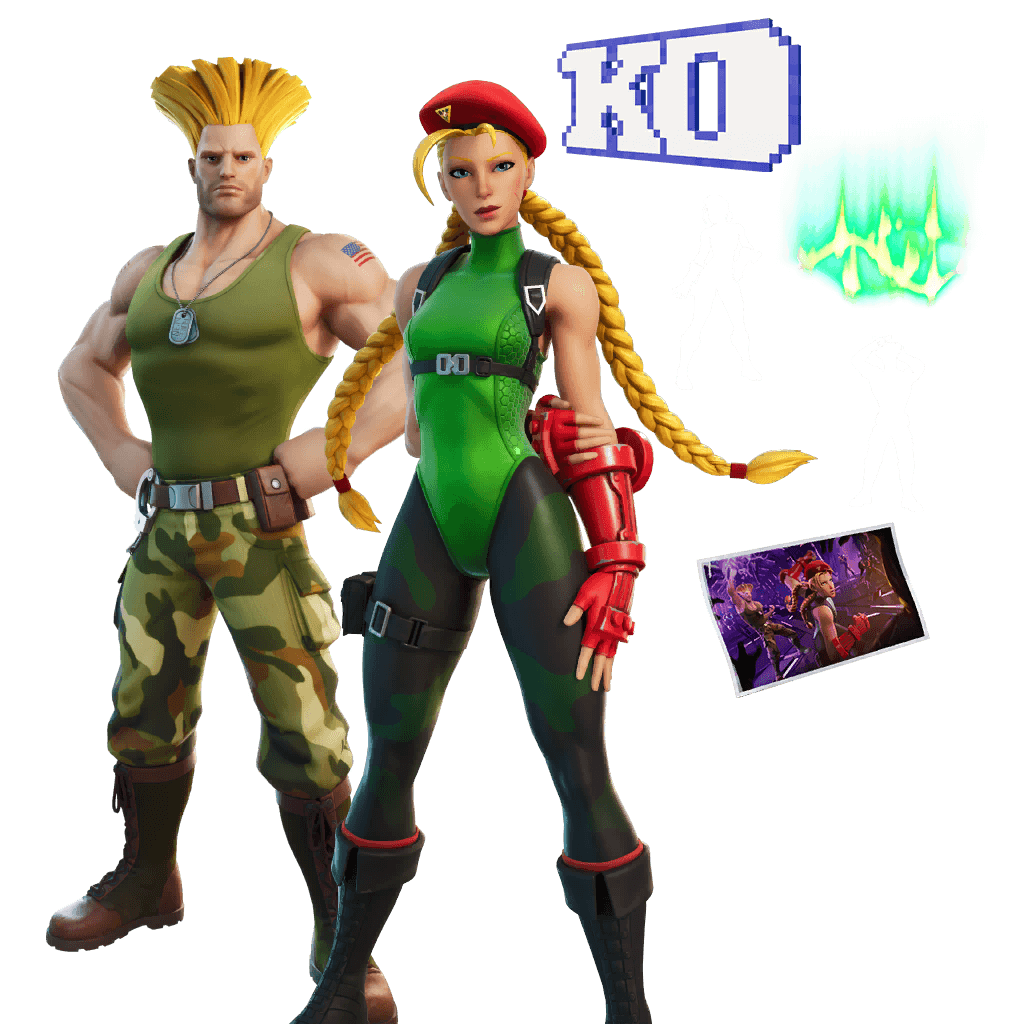 Cammy & Guile Bundle — Epic Bundles Fortnite cosmetic