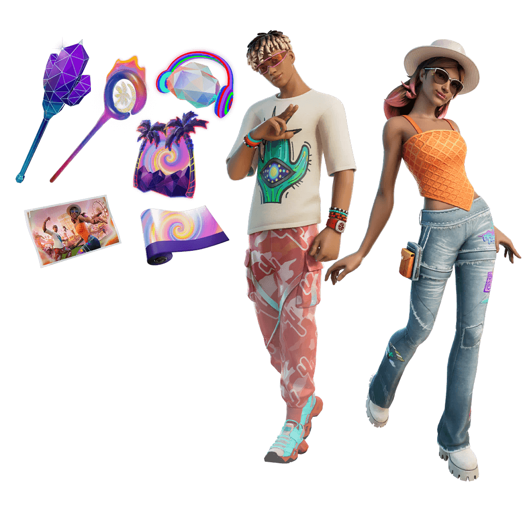 Vibing at Coachella Bundle — Epic Bundles Fortnite cosmetic