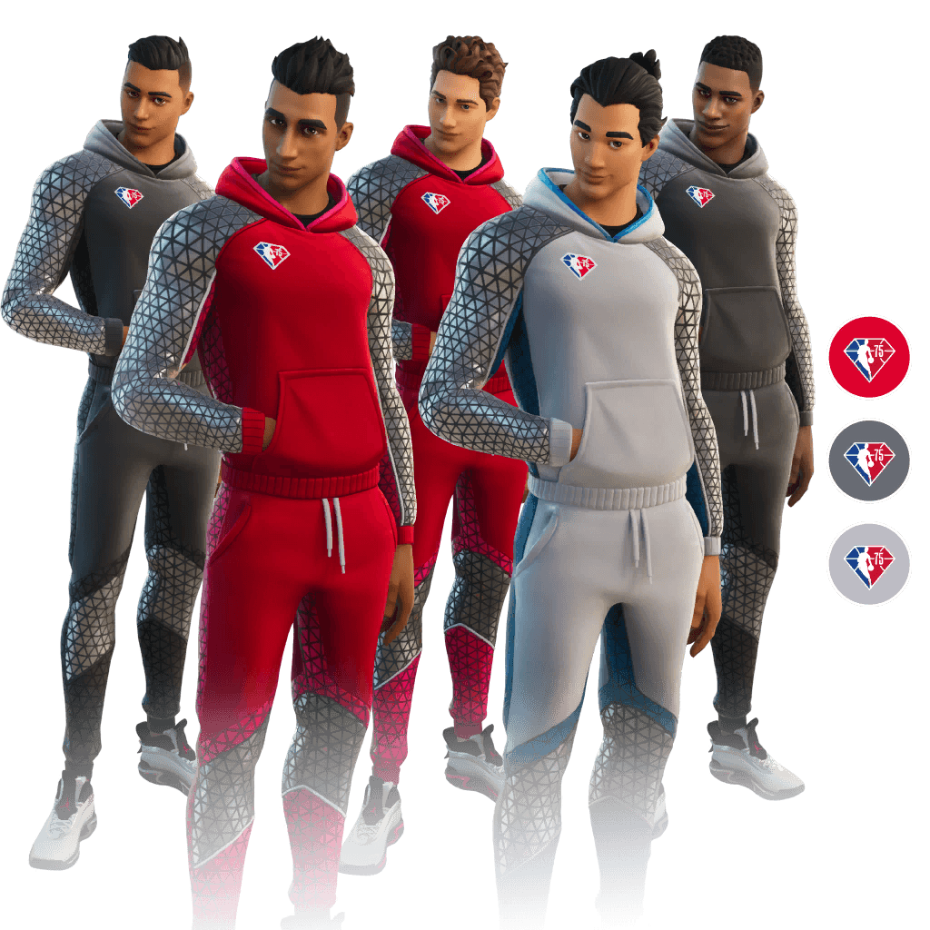 NBA 75 PRE-GAME BUNDLE — Epic Bundles Fortnite cosmetic